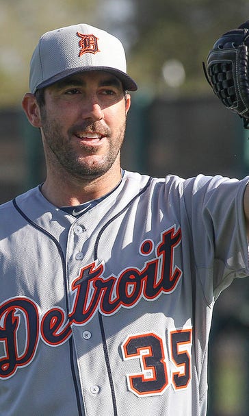 Tigers' Verlander throws live batting practice